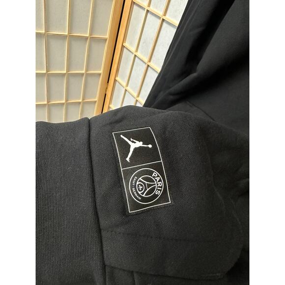 Nike Jordan Paris Saint-Germain PSG Hoodie Black Size XXL BQ4200-010 New - Picture 5 of 10